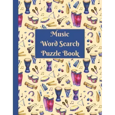 Music Word Search: Puzzle activity book for musically inclined adults and kids