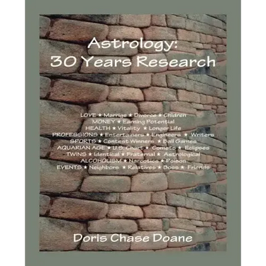 Astrology: 30 Years Research