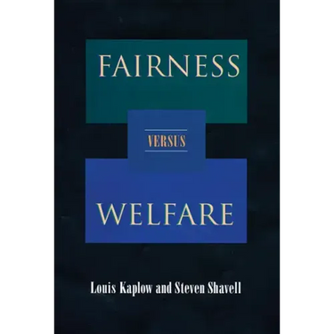 Fairness Versus Welfare