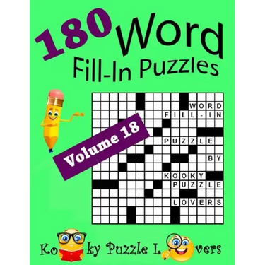 Word Fill-In Puzzles, Volume 18, 180 Puzzles