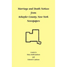 Marriage and Death Notices from Schuyler County, New York Newspapers