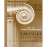 Calculus: One Variable, 10e Chapters 1 - 12 Student Solutions Manual