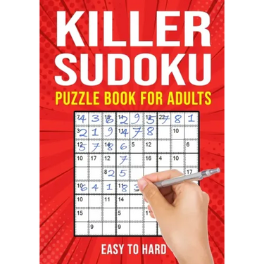 Killer Sudoku Puzzle Book for Adults: (Sumdoku Sum Doku Sumoku Addoku Samunamupure) Math Logic Puzzle Books Easy to Hard