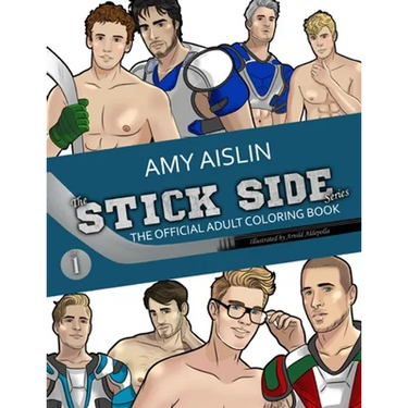 Stick Side Series Adult Coloring Book, Volume 1