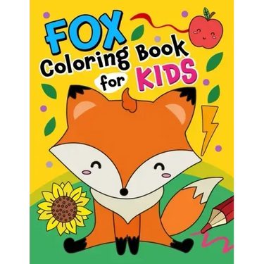 Fox Coloring Book for kids