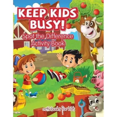 Keep Kids Busy! Spot the Difference Activity Book