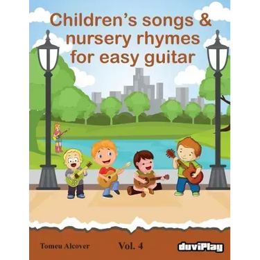 Children's songs & nursery rhymes for easy guitar. Vol 4.