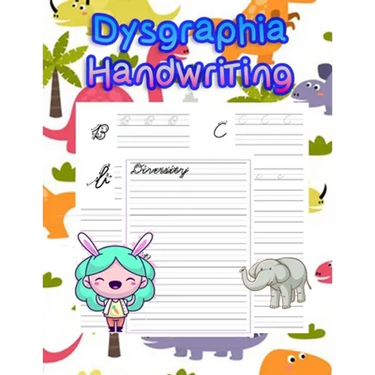 Dysgraphia Handwriting: handwriting tracing workbook-handwriting practice paper for kids-handwriting practice sheets