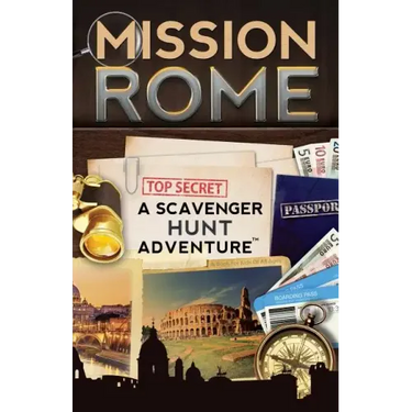 Mission Rome: A Scavenger Hunt Adventure: (Travel Book For Kids)