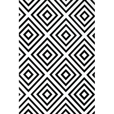 Hardcover Classic Notebook: 256 Lined Page Notebook, 7-x-10-inch, Black and White Geometric: 256 Lined Page Notebook, 7-x-10-inch, Black and White Geo