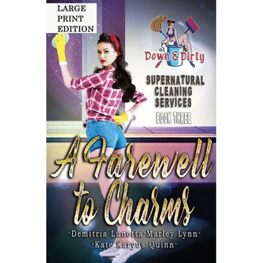 A Farewell to Charms: A Paranormal Mystery with a Slow Burn Romance Large Print Version