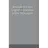 Revised Brenton English translation of the Septuagint