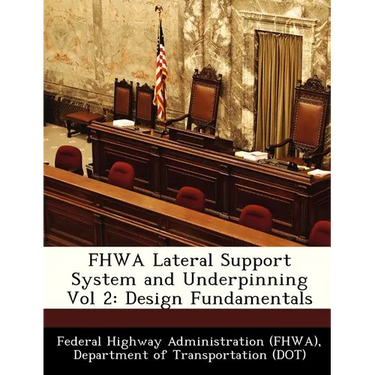 Fhwa Lateral Support System and Underpinning Vol 2: Design Fundamentals
