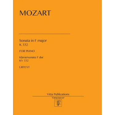 Sonata in F major: K 332. Urtext