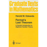 Fermat's Last Theorem: A Genetic Introduction to Algebraic Number Theory