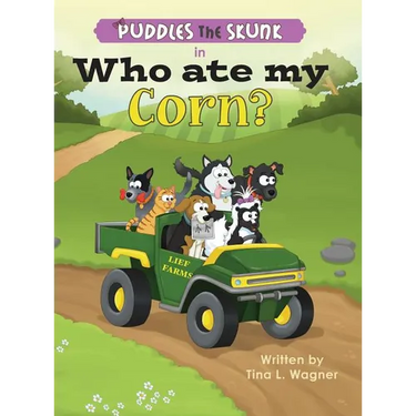 Puddles the Skunk in Who Ate My Corn?