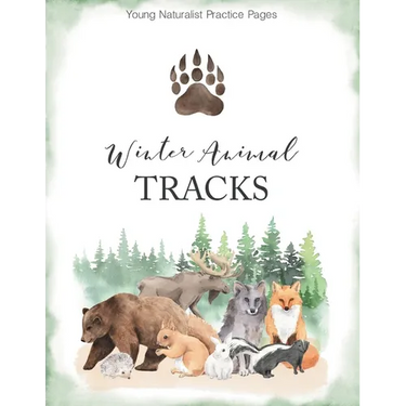 Kids Game: Winter Animal Track Study Unit Activity book For kids: Identify Winter Animals