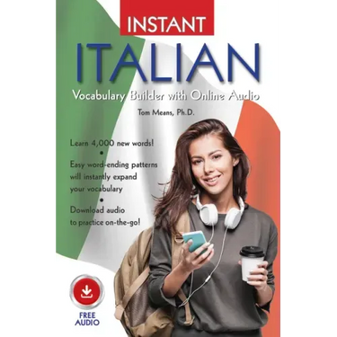 Instant Italian Vocabulary Builder with Online Audio