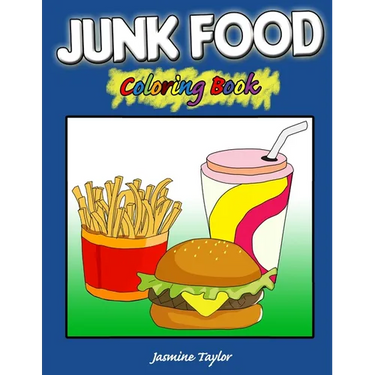 Junk Food Coloring Book