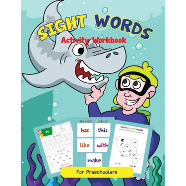 Site Words Activity Workbook For K-1st Grade For Reading Success!