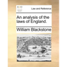 An Analysis of the Laws of England.
