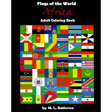 Flags of the World Series (Africa), adult coloring book