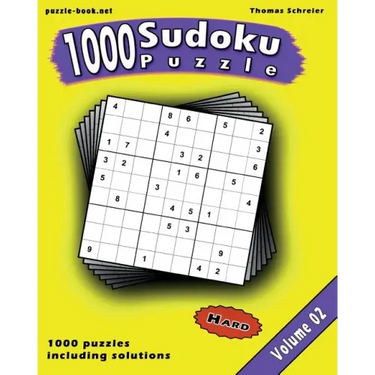 Sudoku: 1000 Hard 9x9 Sudoku, Vol. 2