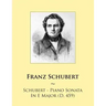 Schubert - Piano Sonata In E Major (D. 459)