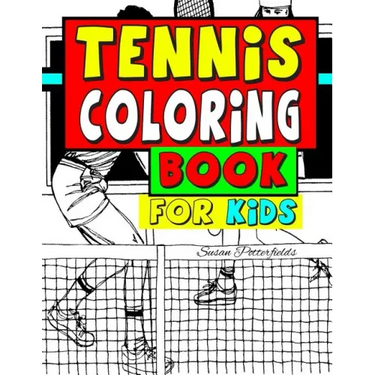 Tennis Coloring Book For Kids