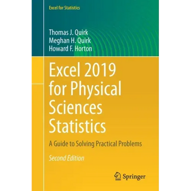 Excel 2019 for Physical Sciences Statistics: A Guide to Solving Practical Problems