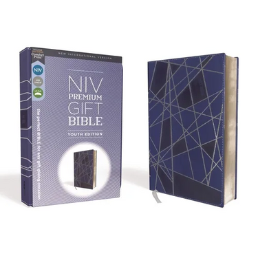 Niv, Premium Gift Bible, Youth Edition, Leathersoft, Blue, Red Letter Edition, Comfort Print: The Perfect Bible for Any Gift-Giving Occasion