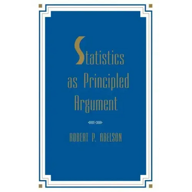 Statistics As Principled Argument
