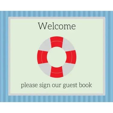 Guest Book for vacation home (Hardcover)