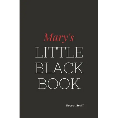 Mary's Little Black Book: Mary's Little black Book