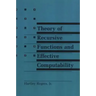 Theory of Recursive Functions and Effective Computability