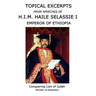 Topical Excerpts from Speeches of H.I.M. Haile Selassie I