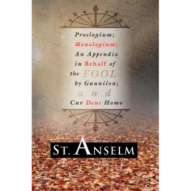 Proslogium; Monologium;