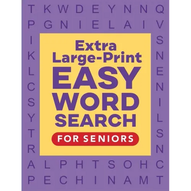 Extra Large-Print Easy Word Search for Seniors