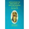Applications For Enrollment of Choctaw Newborn Act of 1905 Volume VII