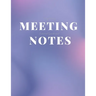 My Boring Meeting Survival Guide and Notes: 8.5x11 Meeting Notebook and Puzzle Book