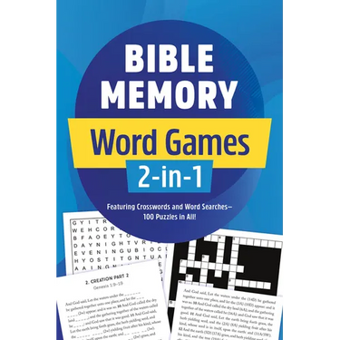 Bible Memory Word Games 2-In-1: Featuring Crosswords and Word Searches--100 Puzzles in All!