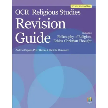 OCR Religious Studies Revision Guide for H573 1/2/3