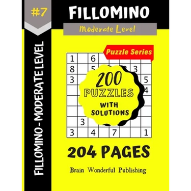 Fillomino Puzzle Series: 200 Brain Teasers Puzzle Book Collection