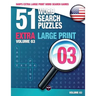 Sam's Extra Large-Print Word Search Games - 51 Word Search Puzzles, Volume 3: Brain-stimulating puzzle activities for many hours of entertainment