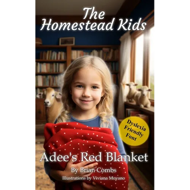 Adee's Red Blanket (OpenDyslexic Font): The Homestead Kids