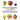 English-Chinese Traditional Cantonese Fruits and Vegetables Children's Bilingual Picture Dictionary