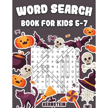 Word Search for Kids 5-7: 200 Fun Word Search Puzzles for Kids with Solutions - Large Print - Halloween Edition