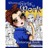 Whimsy Girls at Work Coloring Book
