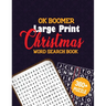 OK Boomer Large Print Christmas Word Search Book: Unique Large-Print Christmas Word Search Puzzle Book for Adults Brain Exercise Game