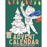 Advent Calendar Coloring Book: Christmas Coloring Books for Teens, Kids, Adults